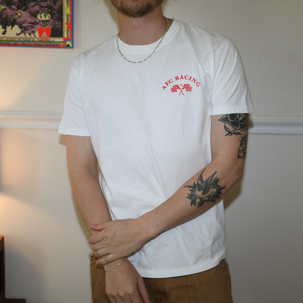 Arts Fishing Club Racing Tee - White