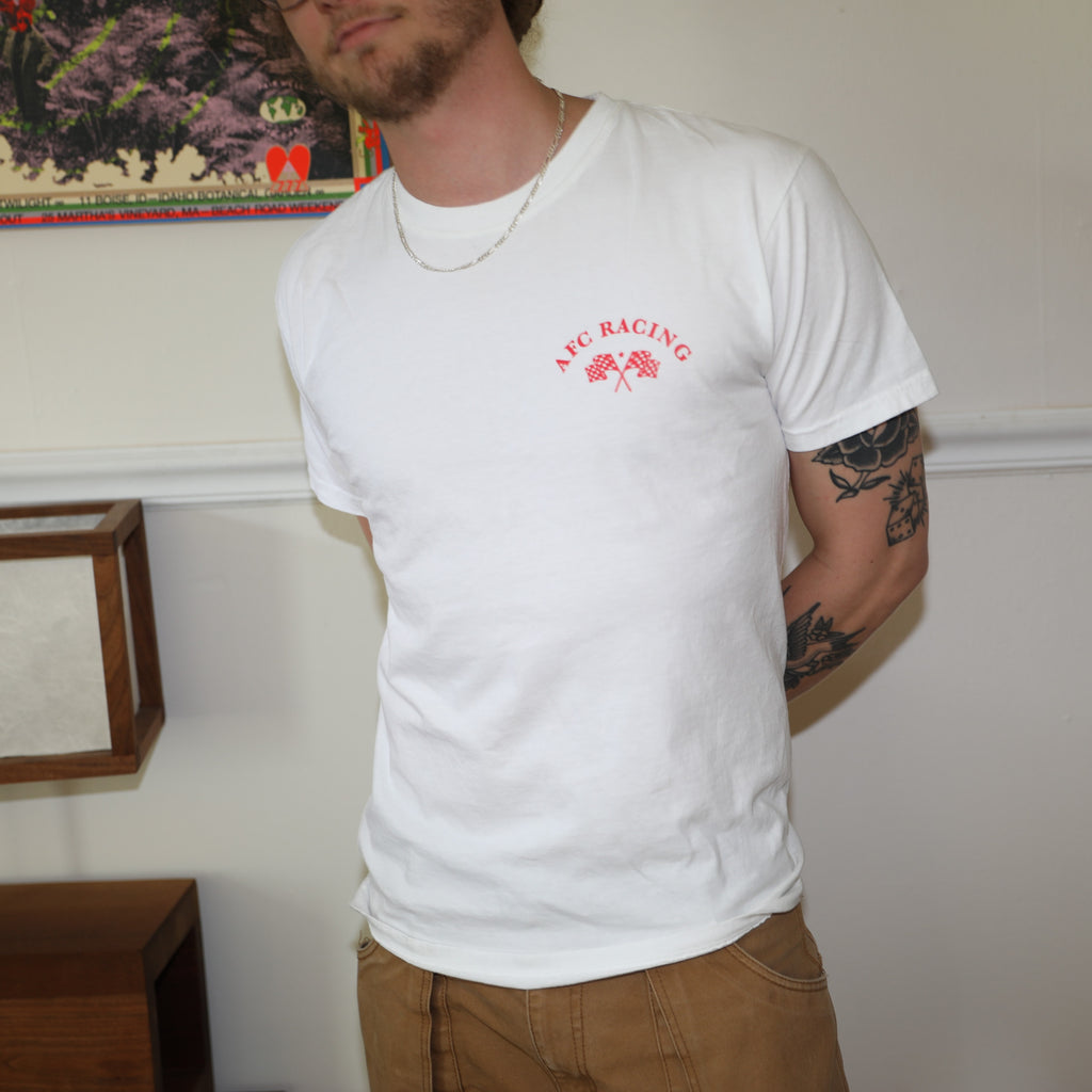 Arts Fishing Club Racing Tee - White
