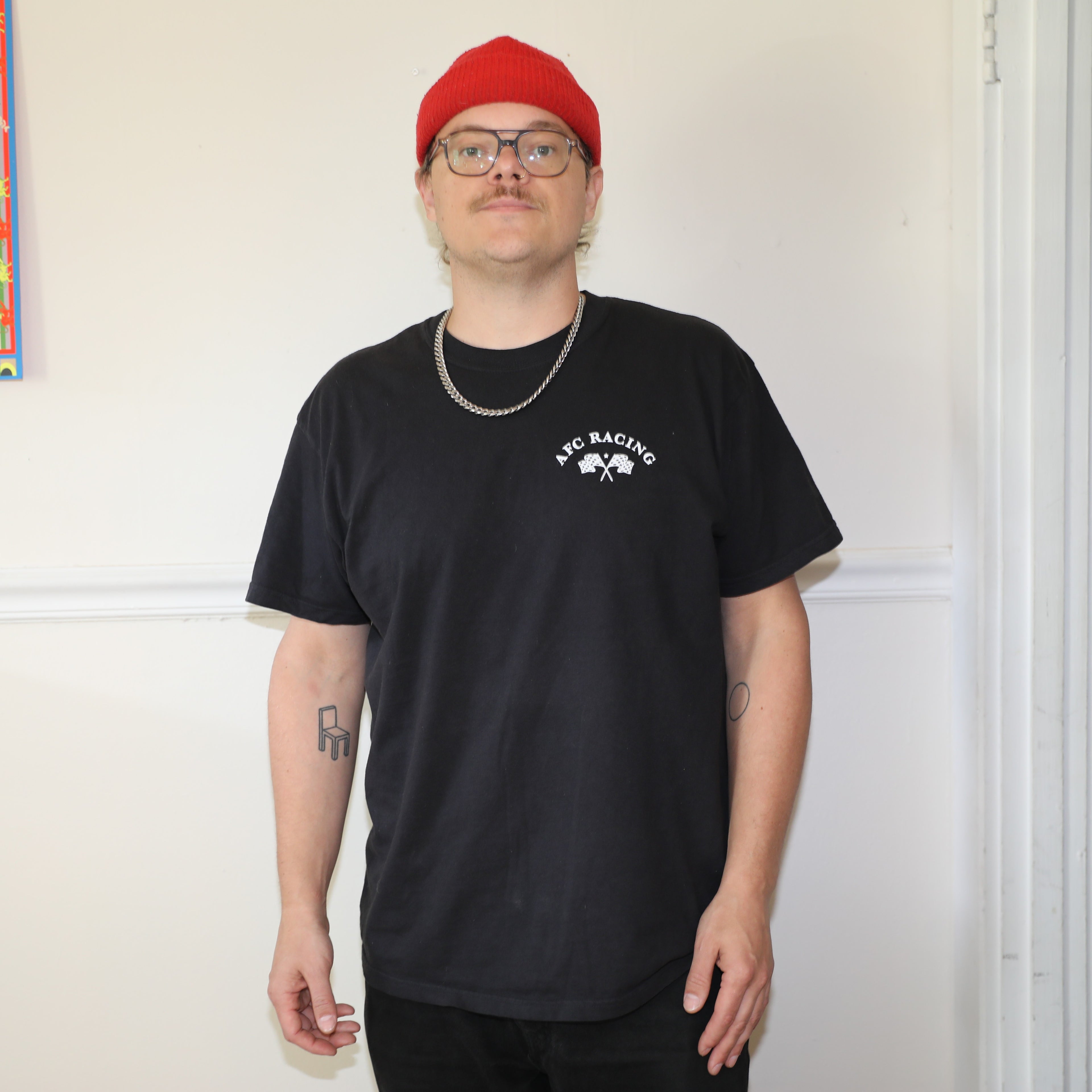 Arts Fishing Club Racing Tee - Black
