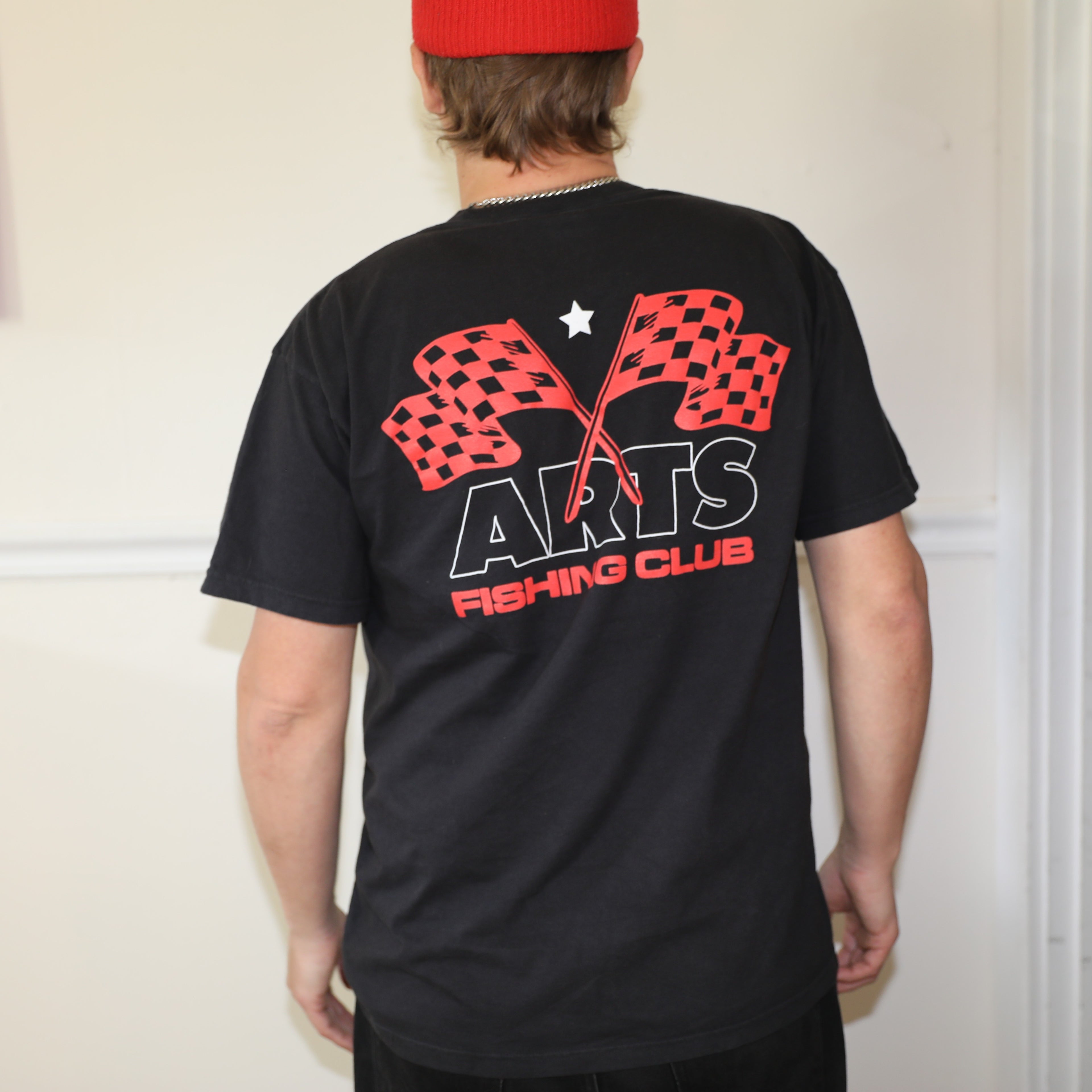 Arts Fishing Club Racing Tee - Black