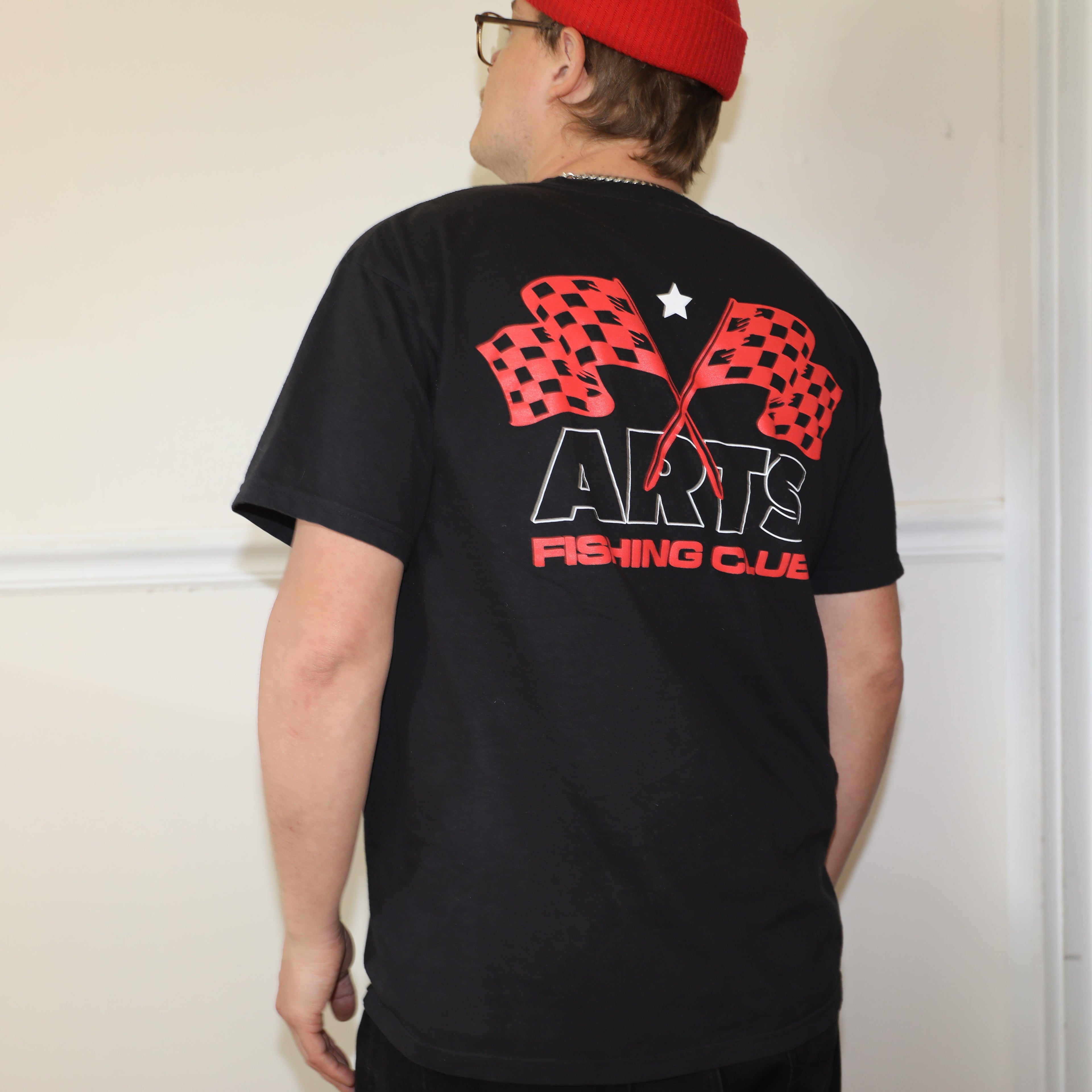 Arts Fishing Club Racing Tee - Black