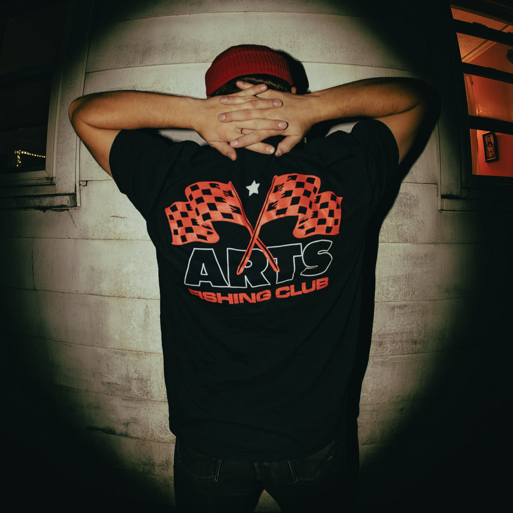 Arts Fishing Club Racing Tee - Black